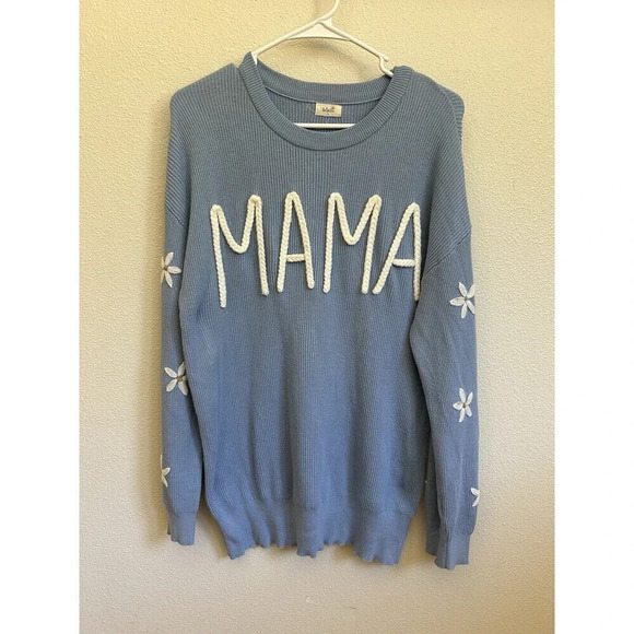 Tullabee Sweaters - Tullabee Mama Daisy Y2K 70’s Sweater S